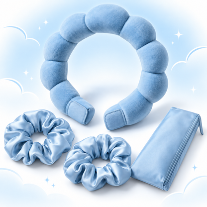 Cloud-Soft Heatless Curling Headband Set – Beautiful Overnight Curls Without Heat